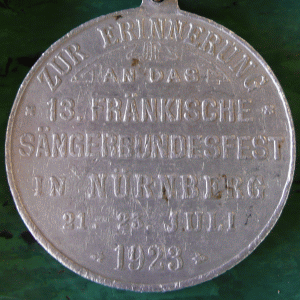 1923_Saengerbundfest13_Nuernberg vorne